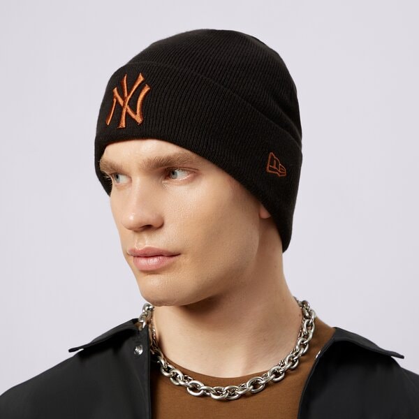 Мъжка зимна шапка NEW ERA ШАПКА LE BEANIE NYY BLK NEW YORK YANKEES 60364350 цвят черен