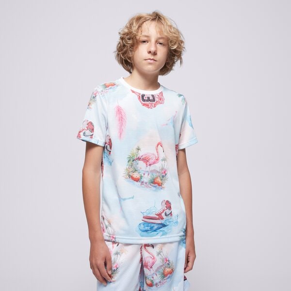 Детска тениска JORDAN ТЕНИСКА JDB JORDAN FLAMINGO AOP SS TEE BOY 95d844-001 цвят многоцветен