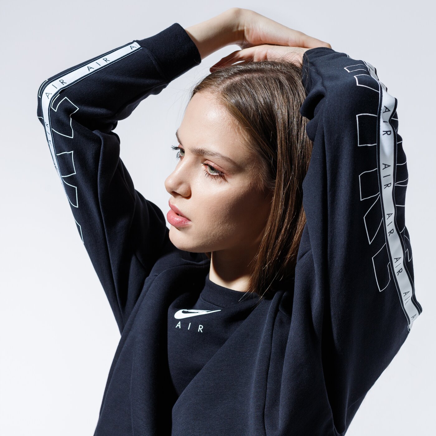 Дамски суичър NIKE СУИТЧЪР AIR cj3115-010 цвят черен