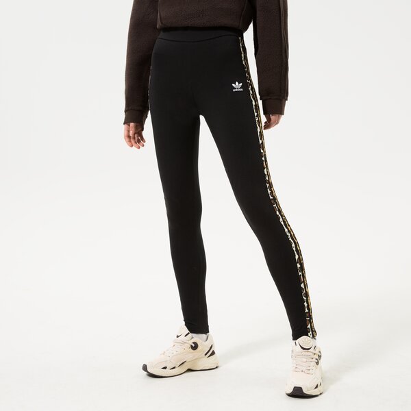 Дамски панталони ADIDAS КЛИН 3 STRIPES TIGHT hb4767 цвят черен
