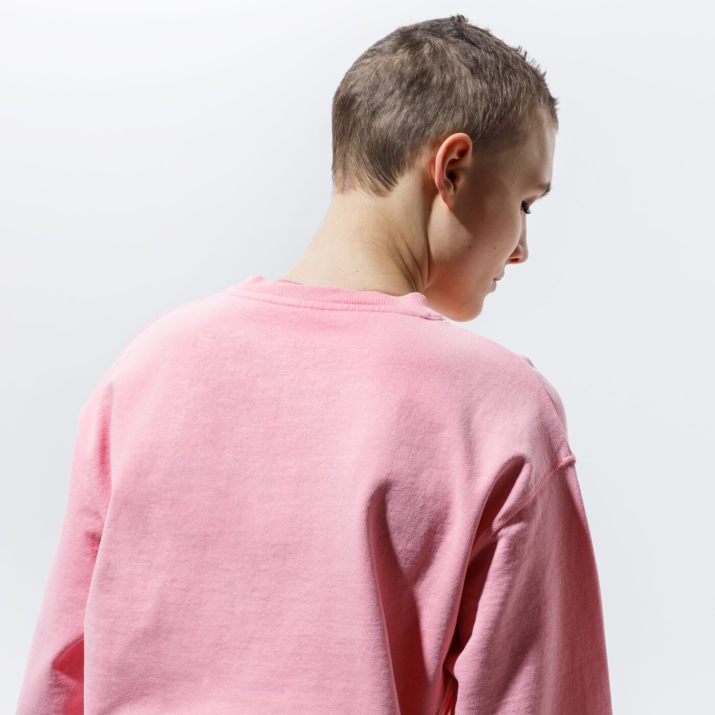 Дамски суичър LEVI'S СУИТЧЪР GRAPHIC STANDARD CREW 18686-0019 цвят розов