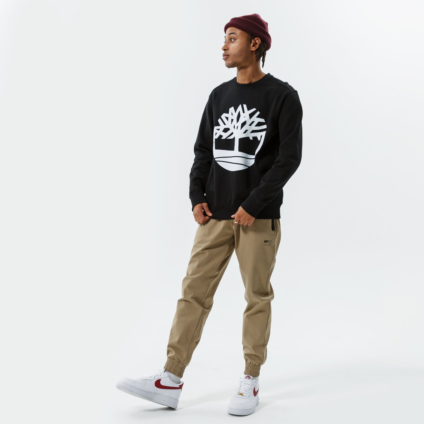 Мъжки суичър TIMBERLAND СУИТЧЪР YC CORE TREE LOGO CREW NECK SWEATSHIRT tb0a2bj8n921 цвят черен