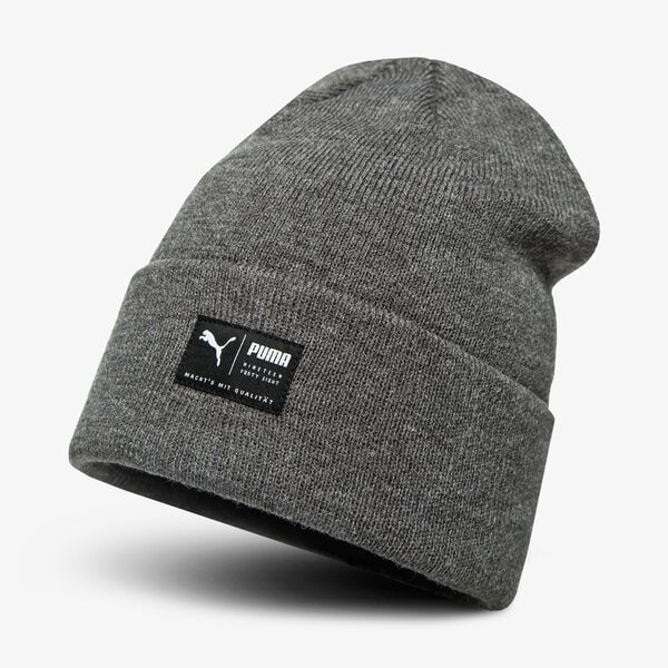 Дамска зимна шапка PUMA ЗИМНА ШАПКА ARCHIVE HEATHER BEANIE 2173902 цвят сив