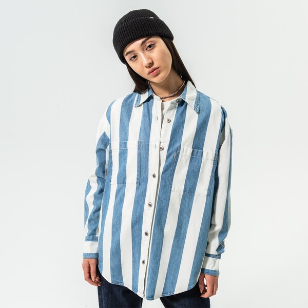 LEVI'S РИЗА SILVERTAB LOOSE SHIRT a3493-0001 цвят бял