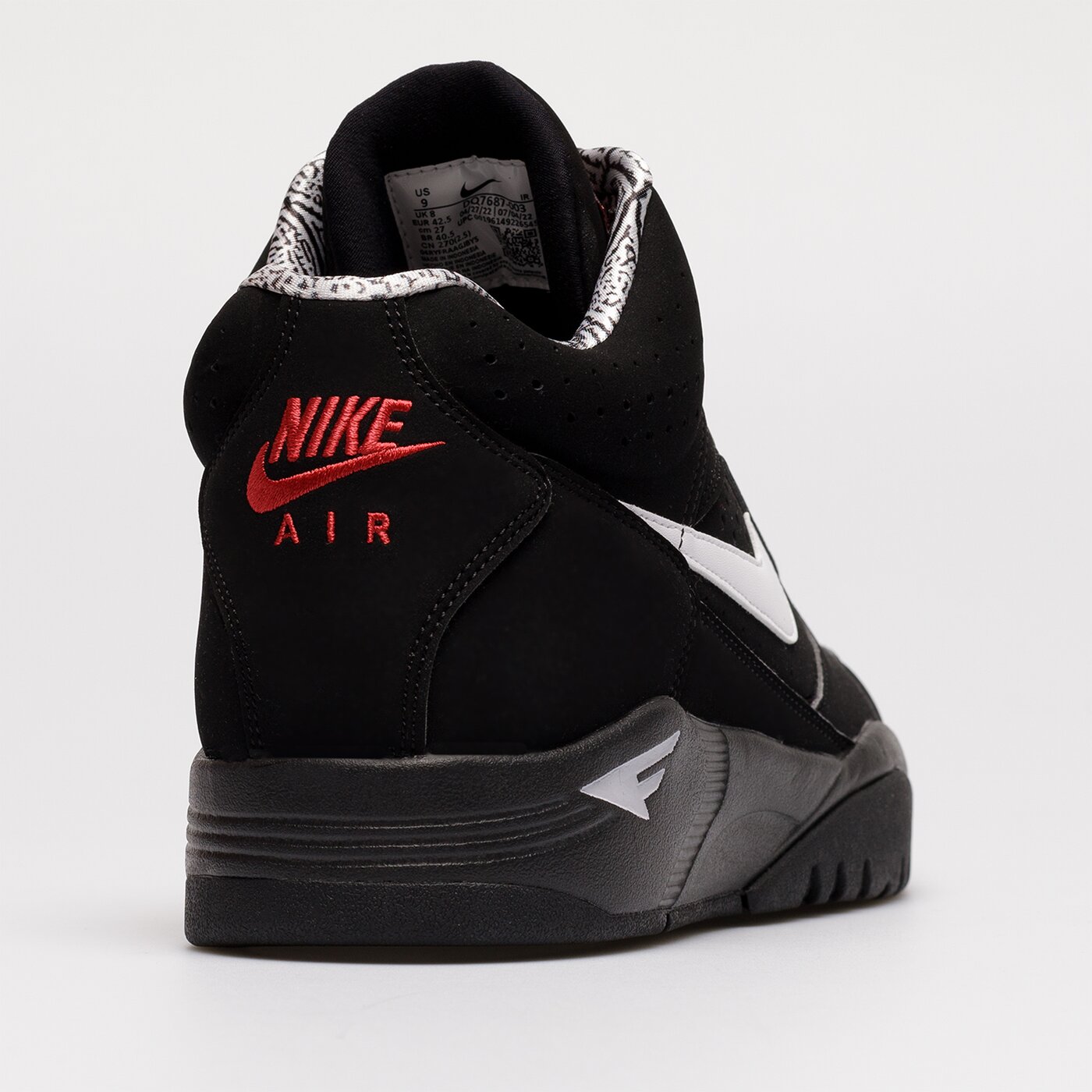 Мъжки маратонки NIKE AIR FLIGHT LITE MID dq7687-003 цвят черен