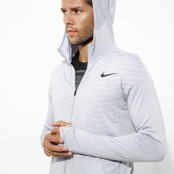 Мъжки суичър NIKE СУИТЧЪР ULTIMATE DRY FZ HD ТОП 742492012 цвят сив