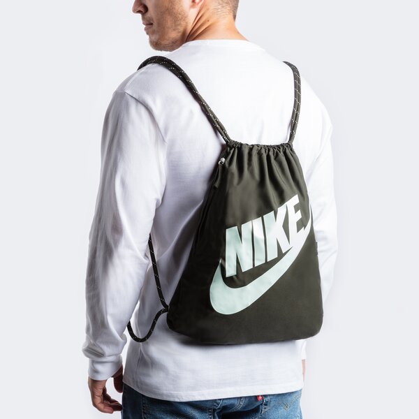 Детска мешка NIKE МЕШКА NK HERITAGE DRAWSTRING dc4245-010 цвят черен