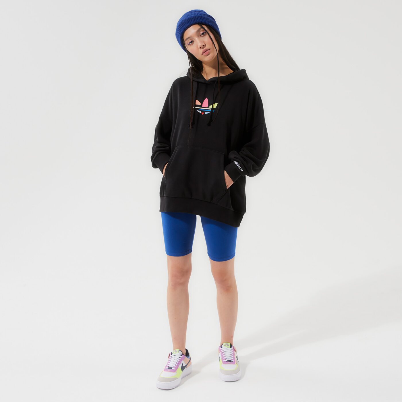 Дамски суичър ADIDAS СУИТЧЪР С КАЧУЛКА HOODIE h09308 цвят черен