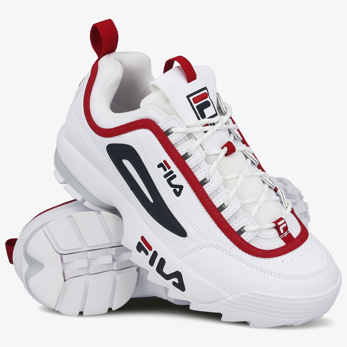 Мъжки маратонки FILA DISRUPTOR CB LOW 101070792n цвят бял