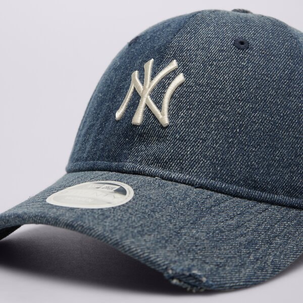 Дамска шапка с козирка NEW ERA ШАПКА WMNS ACID DENIM 920 NYY NEW YORK YANKEES 60595375 цвят тъмносин