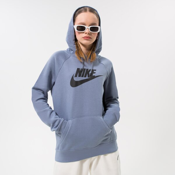Дамски суичър NIKE СУИТЧЪР С КАЧУЛКА W NSW ESSNTL HOODIE PO HBR dx2319-493 цвят син