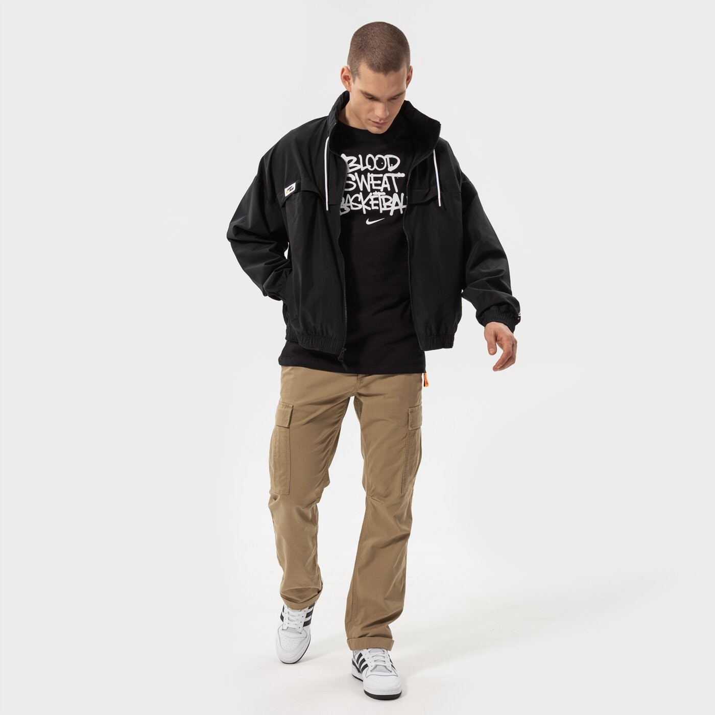 Мъжка тениска NIKE ТЕНИСКА M NK DF BSB VERB SS TEE NBA dn2982-010 цвят черен