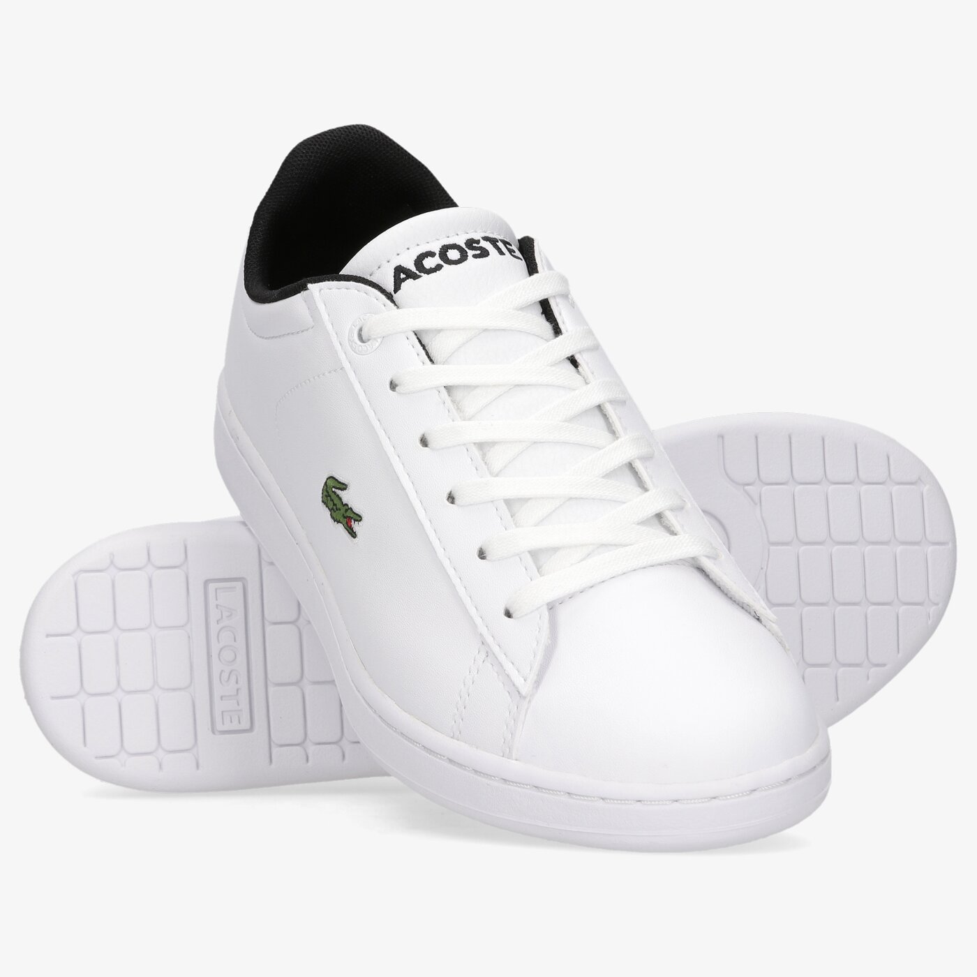 Детски маратонки LACOSTE CARNABY EVO 0121 1 SUJ 742suj0002147 цвят бял