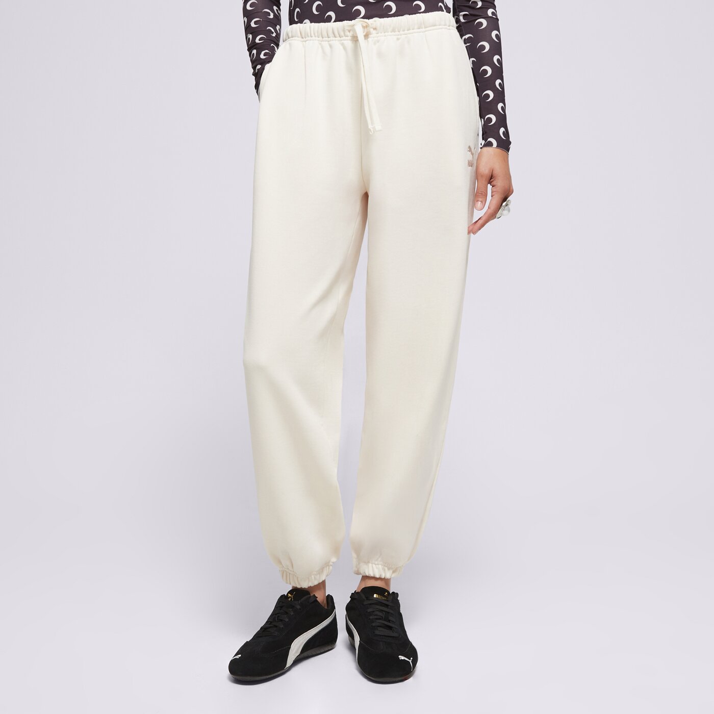 Дамски панталони PUMA ПАНТАЛОНИ BETTER CLASSICS 62423399 цвят бежов