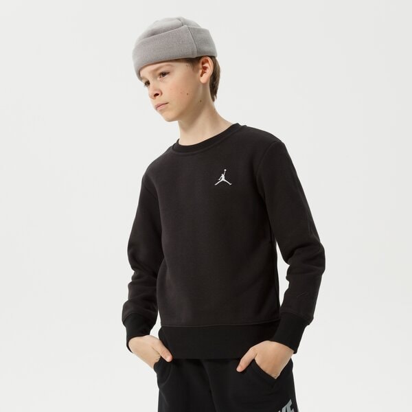 Детски суичър JORDAN СУИТЧЪР JUMPMAN ESSENTIALS CREW BOY 95b130-023 цвят черен