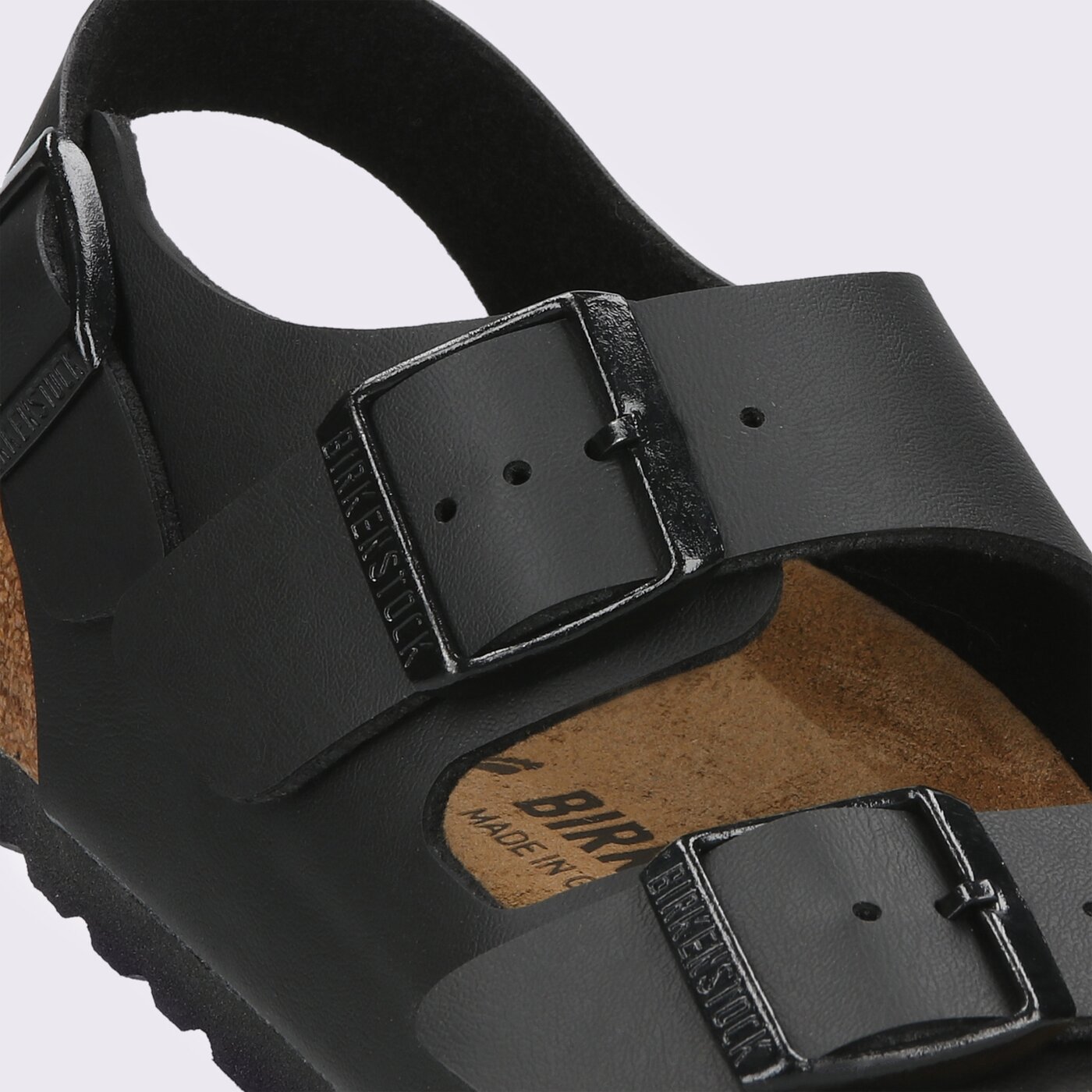 Дамски чехли и сандали BIRKENSTOCK MILANO BS 34793 цвят черен