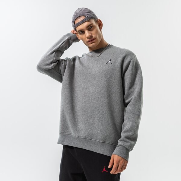 Мъжки суичър JORDAN СУИТЧЪР M J ESS FLC CREW dq7520-091 цвят сив