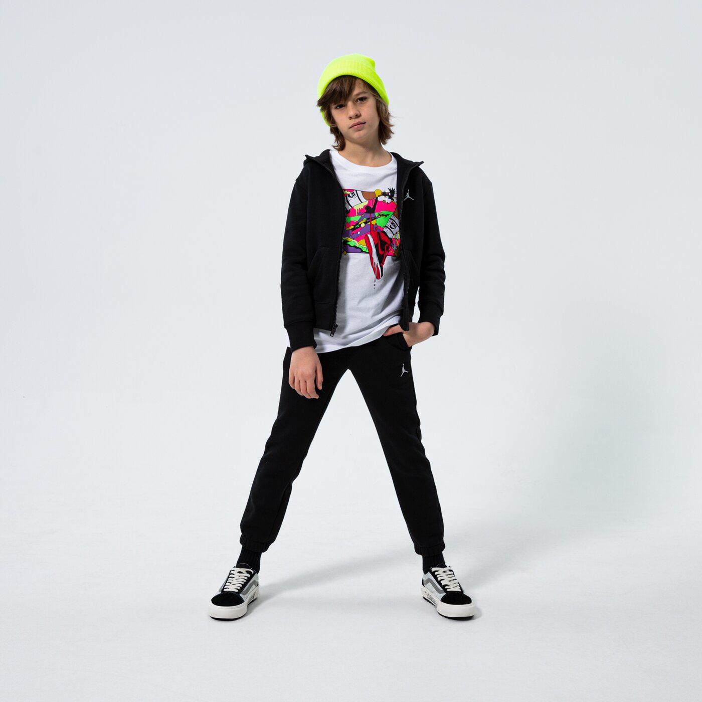 Детска тениска NIKE TSHIRT BOY 95b091001 цвят бял