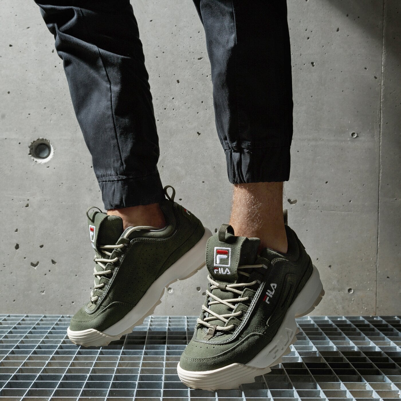 Мъжки маратонки FILA DISRUPTOR S LOW 101057750p цвят черен