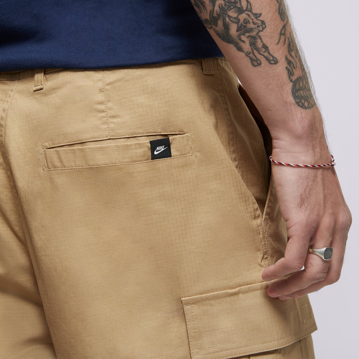 Мъжки къси панталони NIKE ШОРТИ M NK CLUB WVN CARGO SHORT fn3517-298 цвят бежов