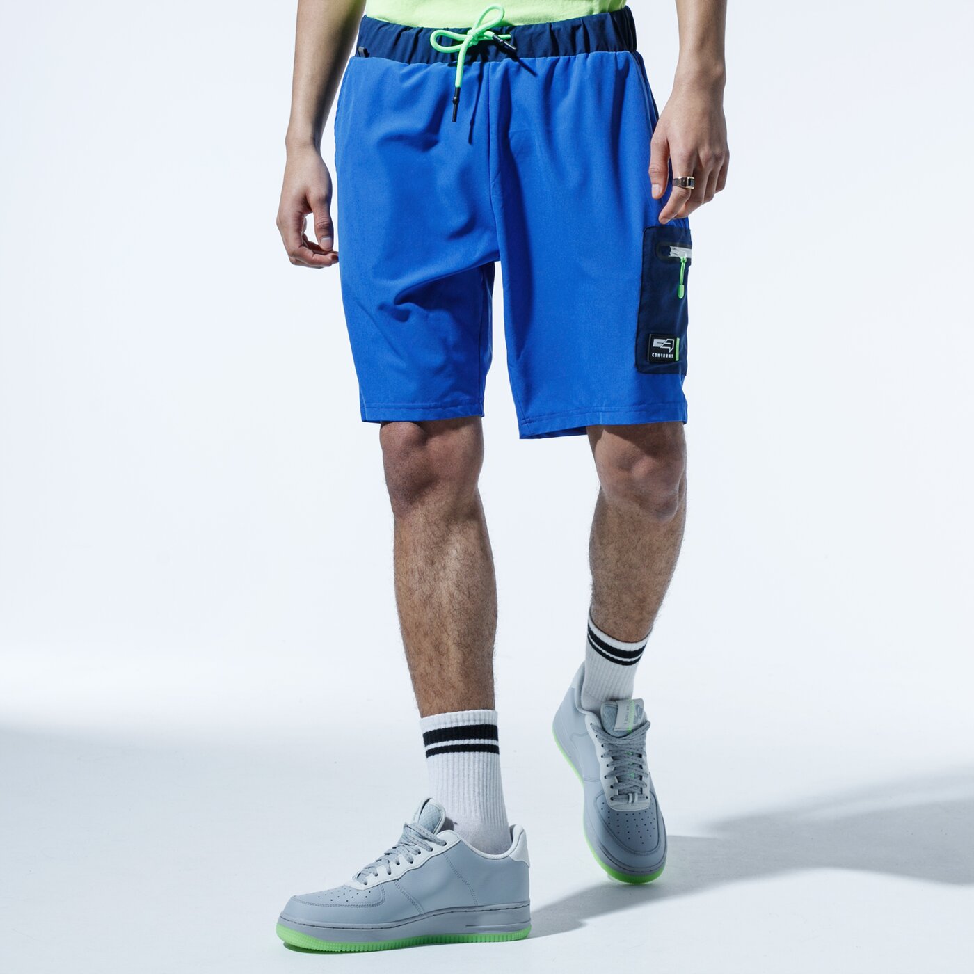 Мъжки къси панталони CONFRONT ШОРТИ LONG BEACH cf120szm35003 цвят син