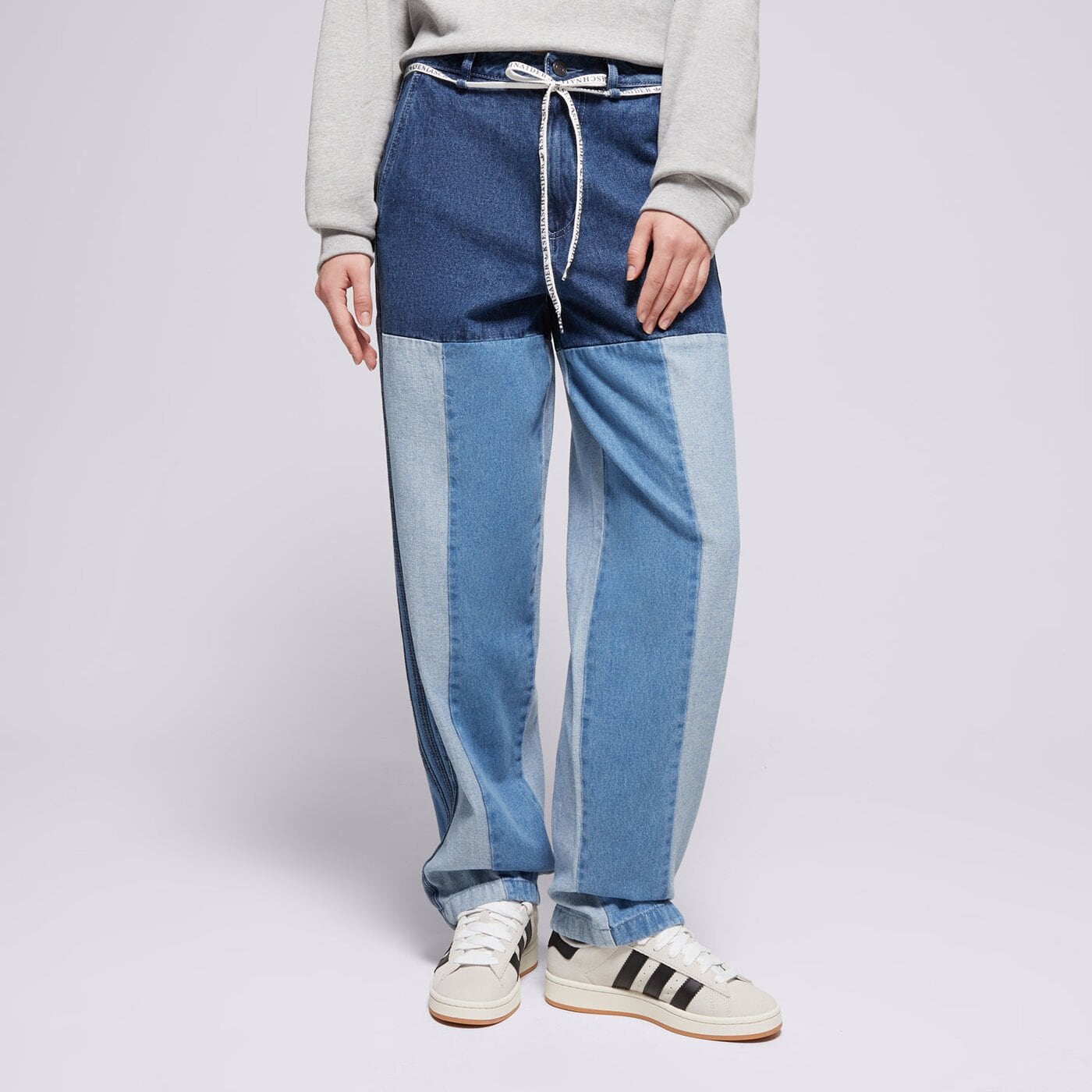 Дамски панталони ADIDAS ПАНТАЛОНИ KSENIA PW JEANS iw5663 цвят син