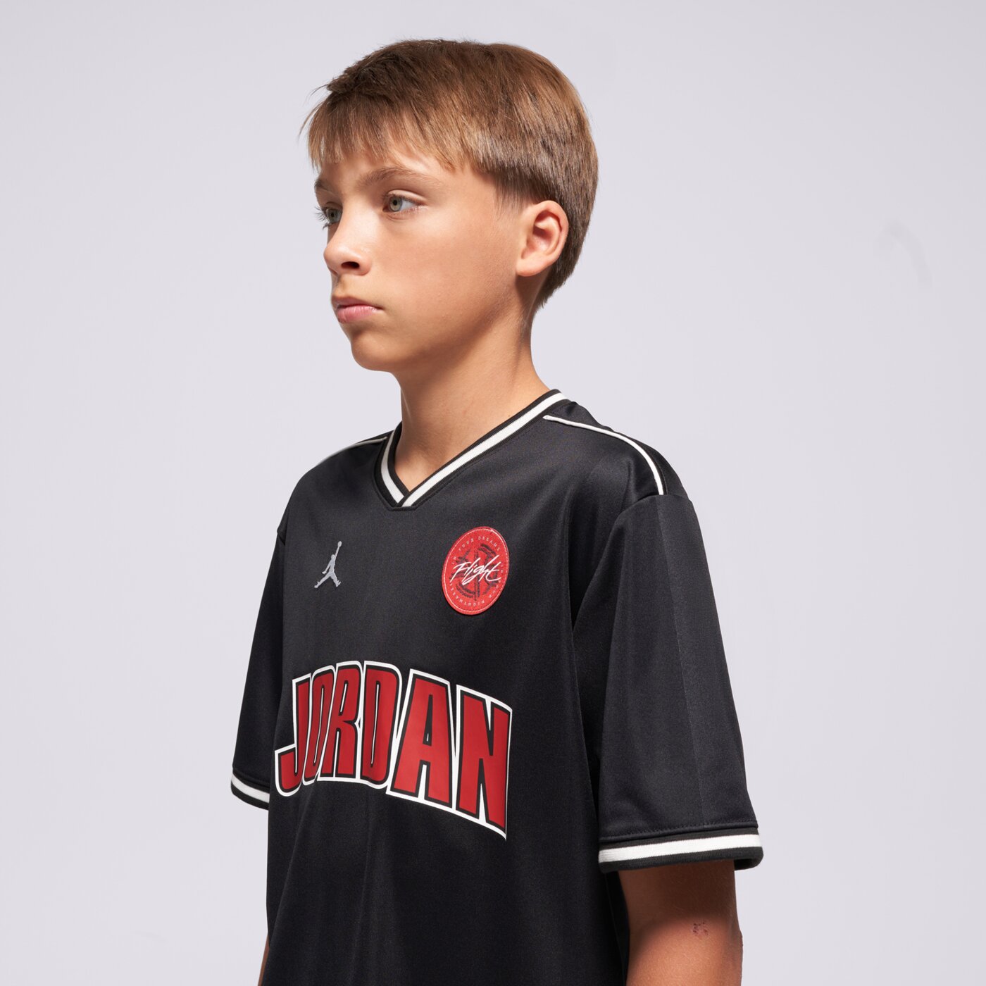 Детска тениска JORDAN ТЕНИСКА JDB MJ SPORT JERSEY BOY 95f217-023 цвят черен