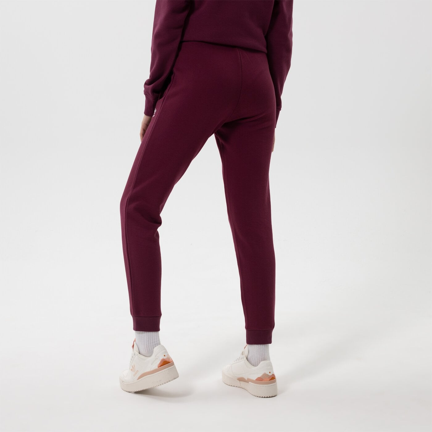 Дамски панталони ADIDAS ПАНТАЛОНИ TRACK PANT h37879 цвят бордо