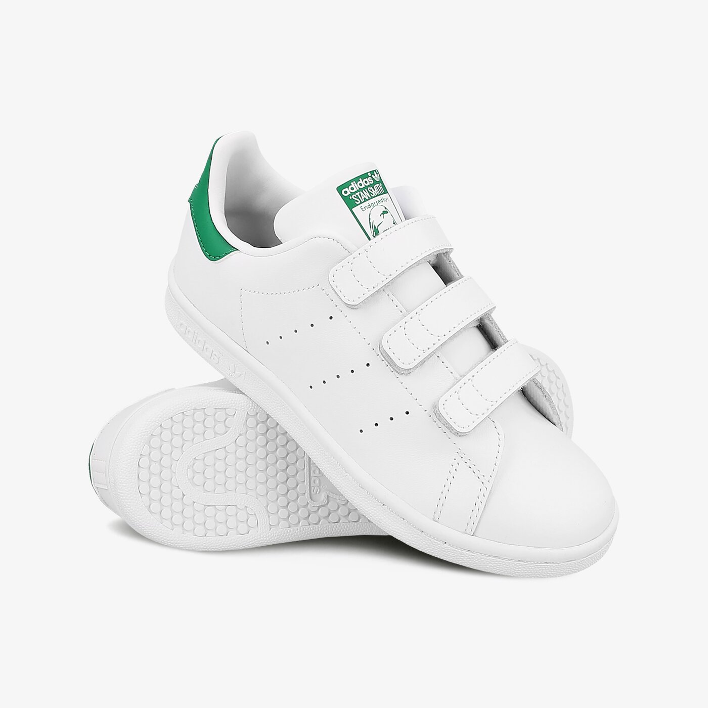 Детски маратонки ADIDAS STAN SMITH CF C m20607 цвят бял