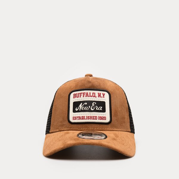 Мъжка шапка с козирка NEW ERA ШАПКА CORD TRUCKER NEWERA BRW NONE 60364187 цвят кафяв