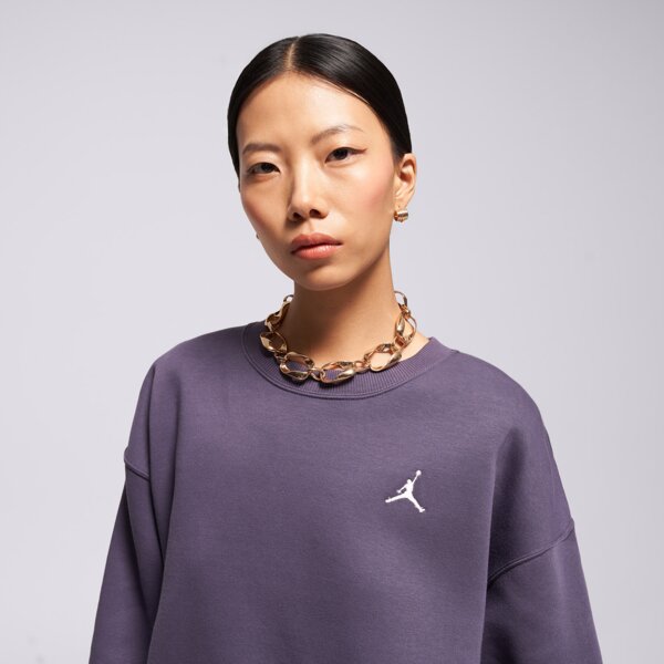 Дамски суичър JORDAN СУИТЧЪР W J BRK FLC CREW 24 fv7074-573 цвят виолетов