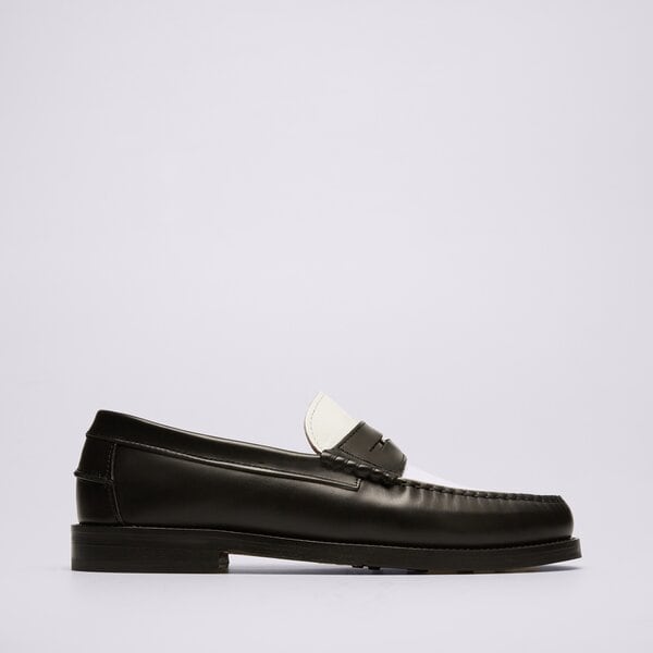 Мъжки кежуал NAKED WOLFE RIVIERA BLACK LEATHER nwrivierablackwhite цвят черен
