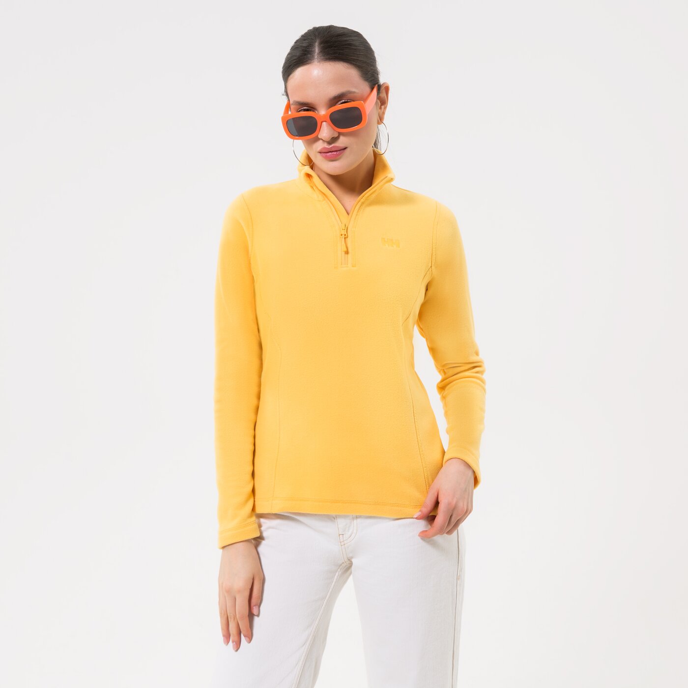 Дамски суичър HELLY HANSEN ПОЛАР W DAYBREAKER 1/2 ZIP FLEECE 50845341 цвят жълт