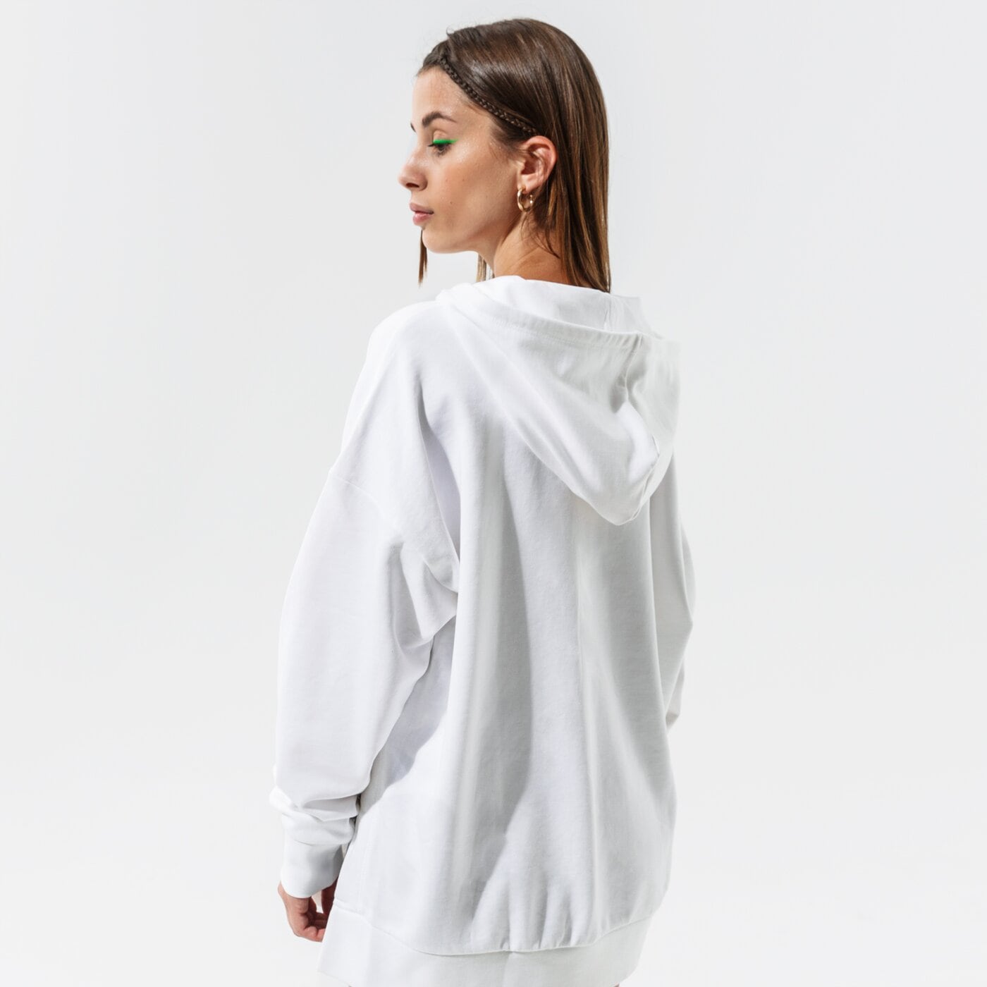 Дамски суичър PUMA СУИТЧЪР С КАЧУЛКА HER HOODIE TR - PUMA WHITE 58951902 цвят бял