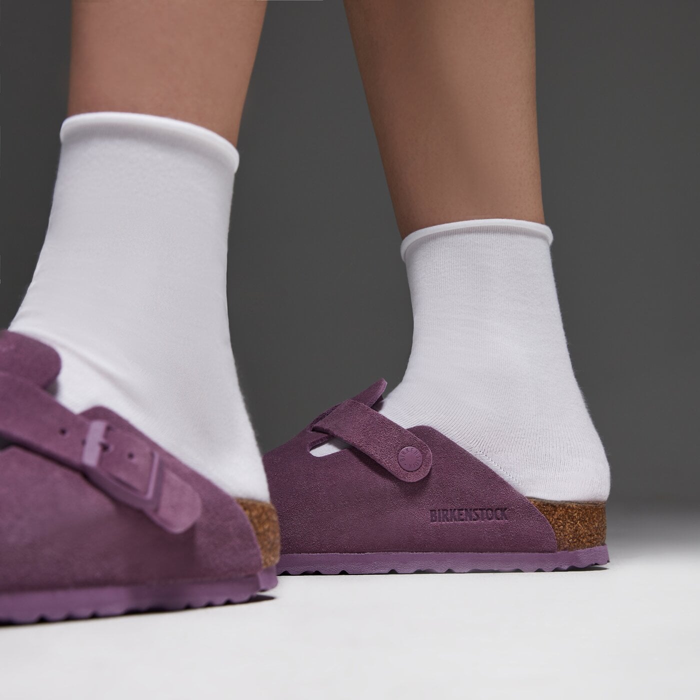 Дамски чехли и сандали BIRKENSTOCK BOSTON  1030681 цвят виолетов