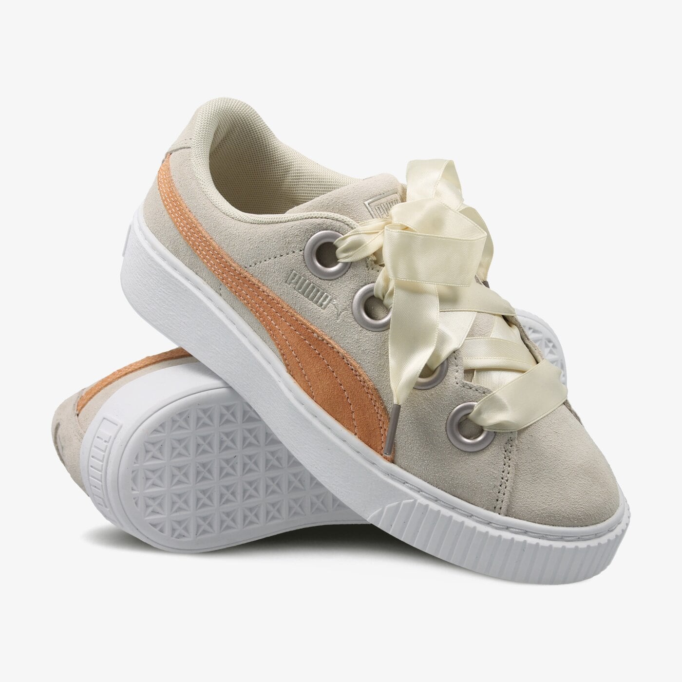 Детски маратонки PUMA PLATFORM KISS JR 36745906 цвят бежов