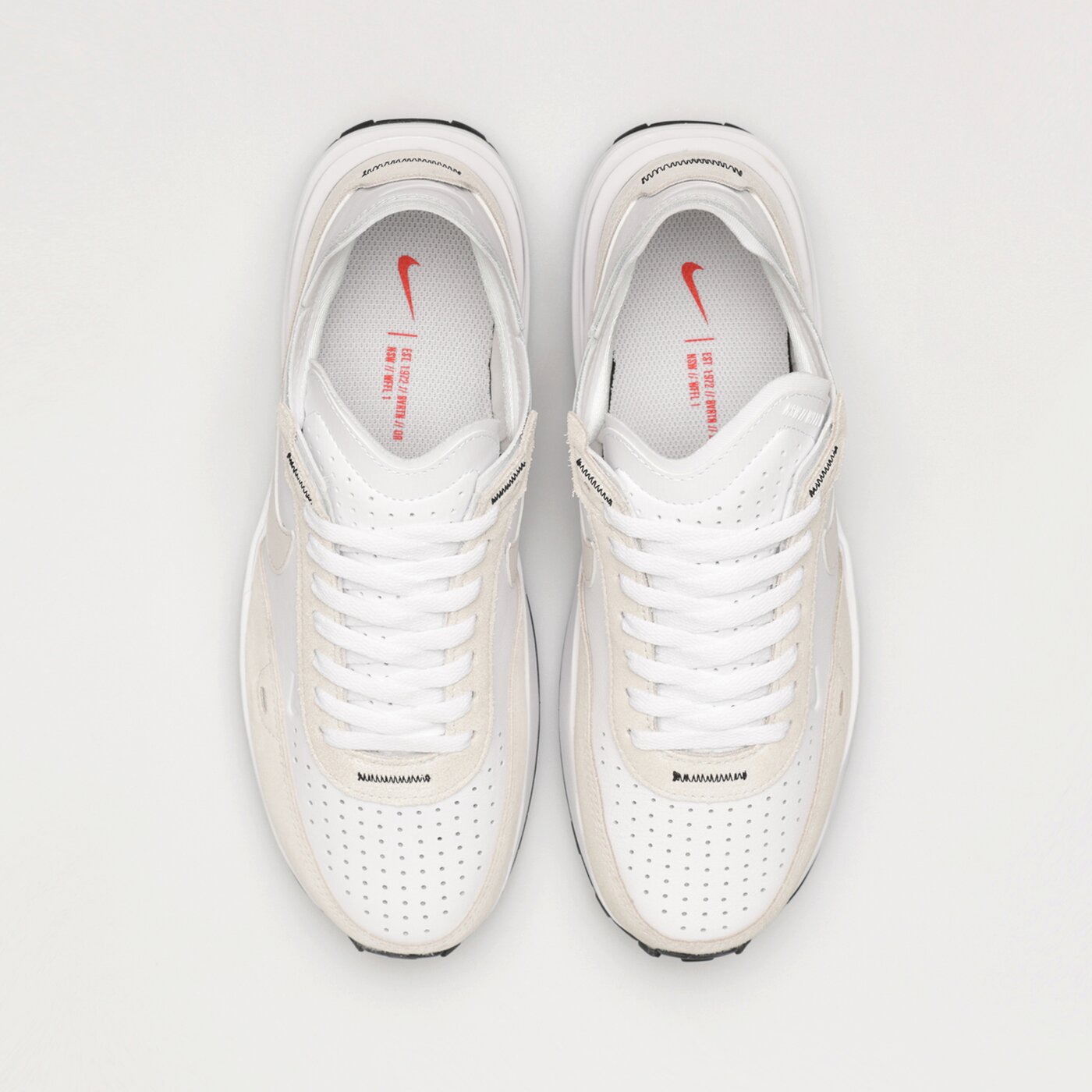 Мъжки маратонки NIKE WAFFLE ONE LEATHER dx9428-100 цвят бял