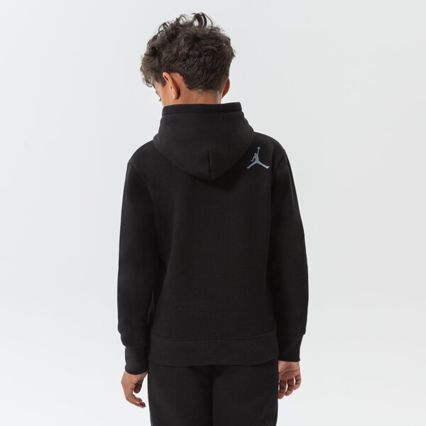 Детски суичър JORDAN СУИТЧЪР С КАЧУЛКА MJ MVP HBR FLC PO BOY 95b685-023 цвят черен