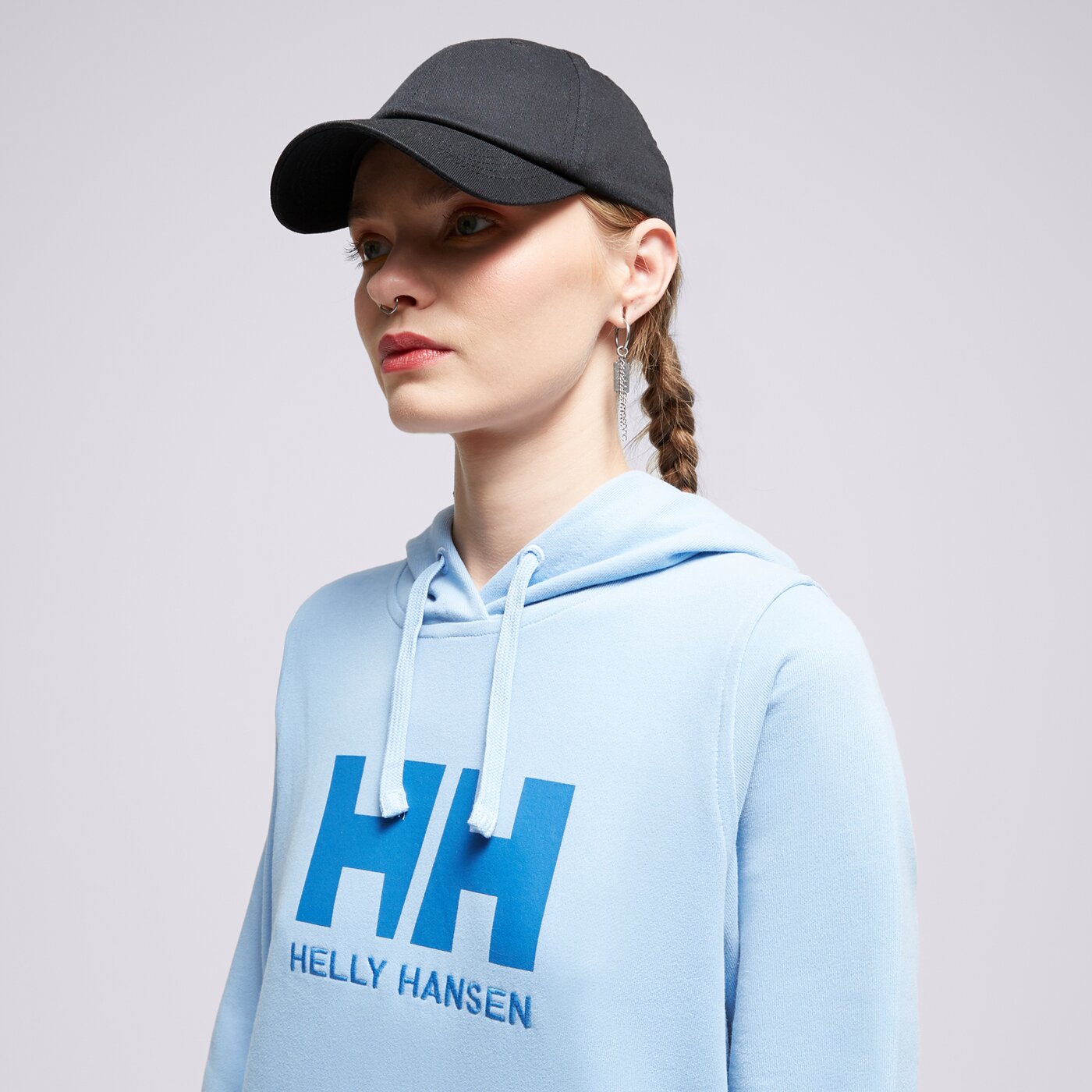 Дамски суичър HELLY HANSEN СУИТЧЪР С КАЧУЛКА W HH LOGO HOODIE 33978627 цвят син