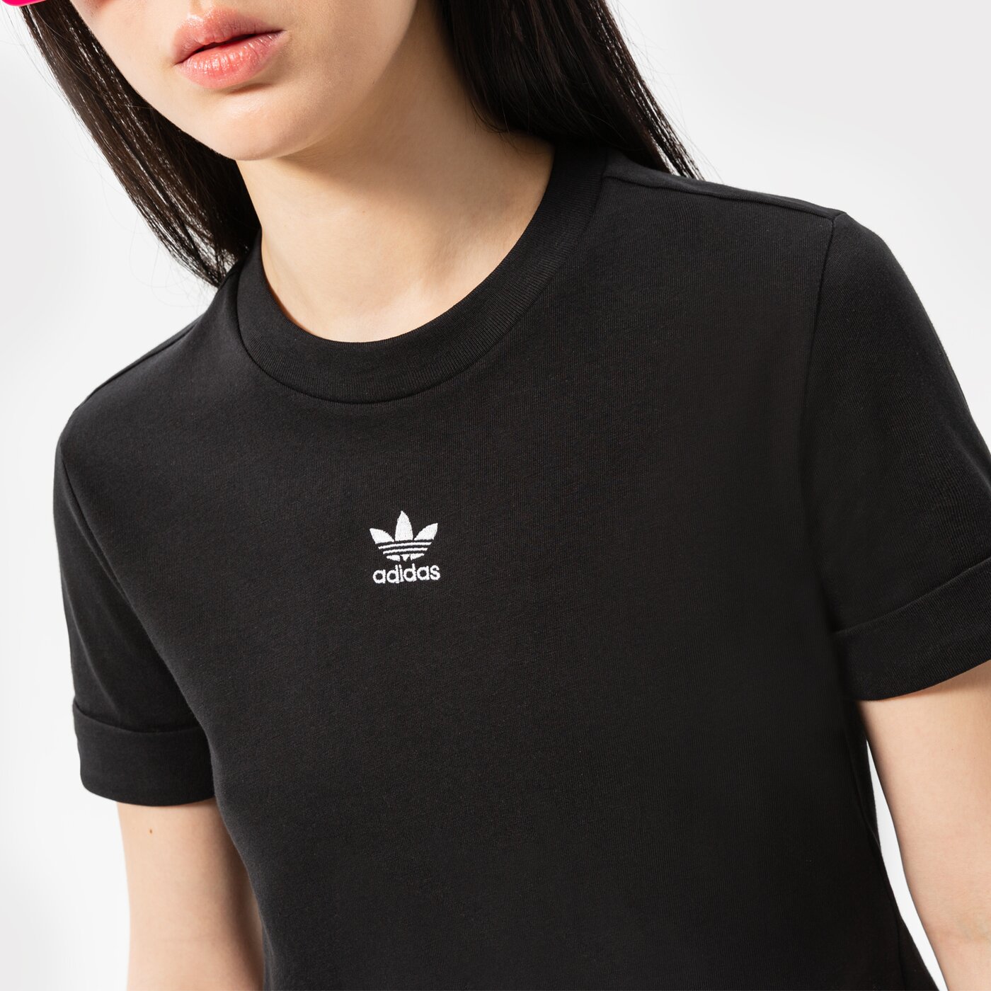 Дамска тениска ADIDAS ТОП CROP ТОП gn2802 цвят черен