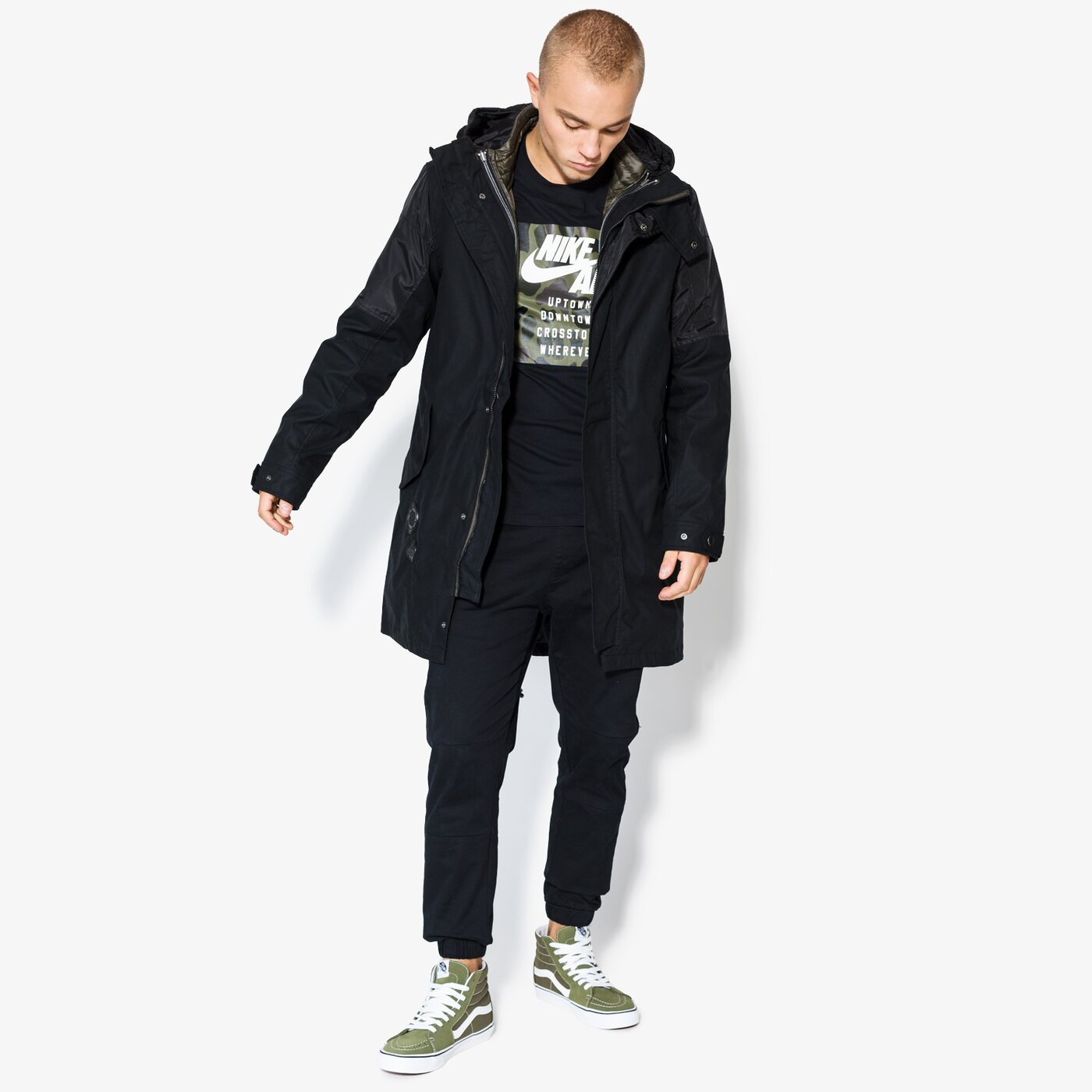 Мъжко зимно яке CONFRONT ЯКЕ SAFFRON cf37kum19001 цвят черен