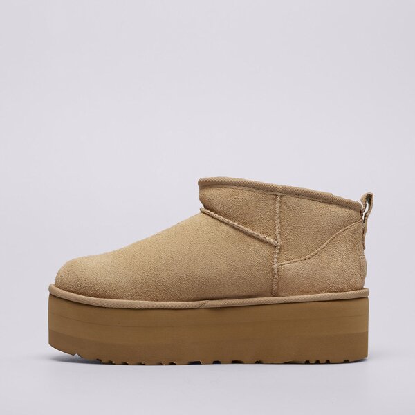 Дамски кежуал UGG CLASSIC ULTRA MINI PLATFORM 1135092-san цвят бежов