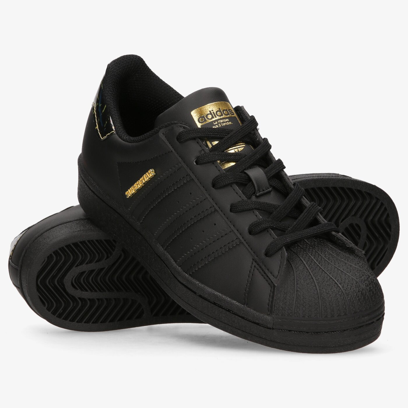 Детски маратонки ADIDAS SUPERSTARJ h03992 цвят черен