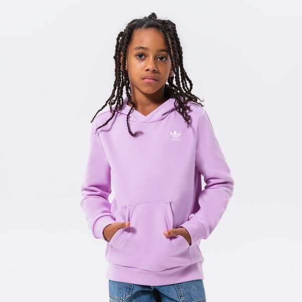 Детски суичър ADIDAS СУИТЧЪР С КАЧУЛКА HOODIE GIRL hk2838 цвят розов