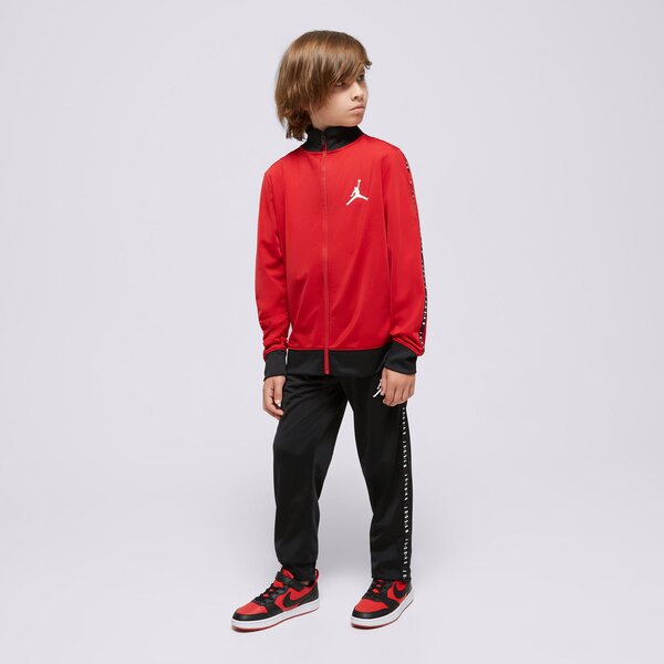 Детска тениска JORDAN КОМПЛЕКТ AIR JORDAN TRICOT SET BOY 95a449-kr5 цвят черен