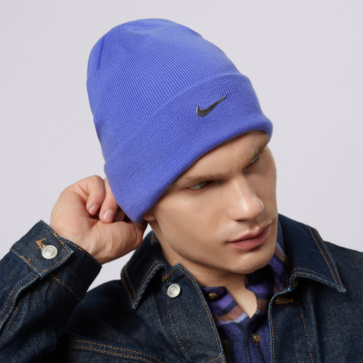 Дамска зимна шапка NIKE ШАПКА U NK SC MTSWSH L fb6527-581 цвят син