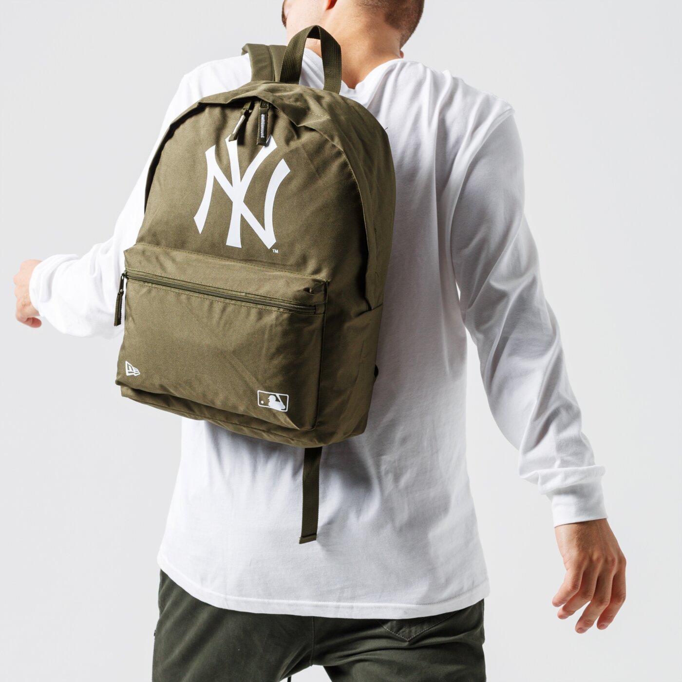 Детска раница NEW ERA РАНИЦА PACK NYY OLIVE NEW YORK YANKEES 12022142 цвят каки