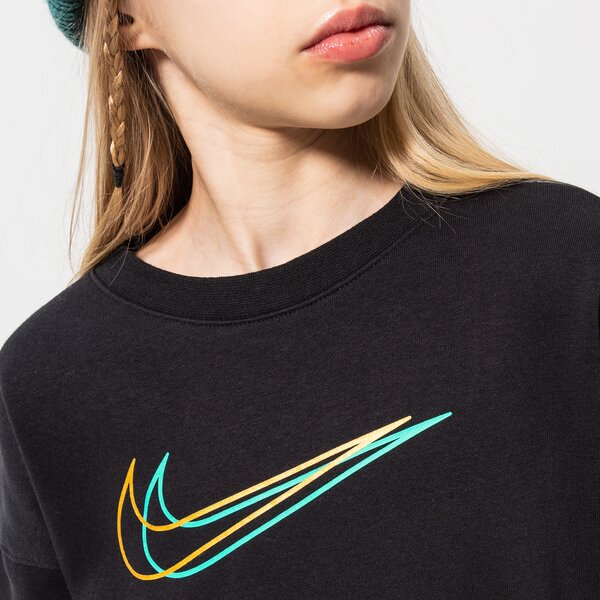 Детски суичър NIKE СУИТЧЪР G NSW BF CREW GIRL do8391-010 цвят черен