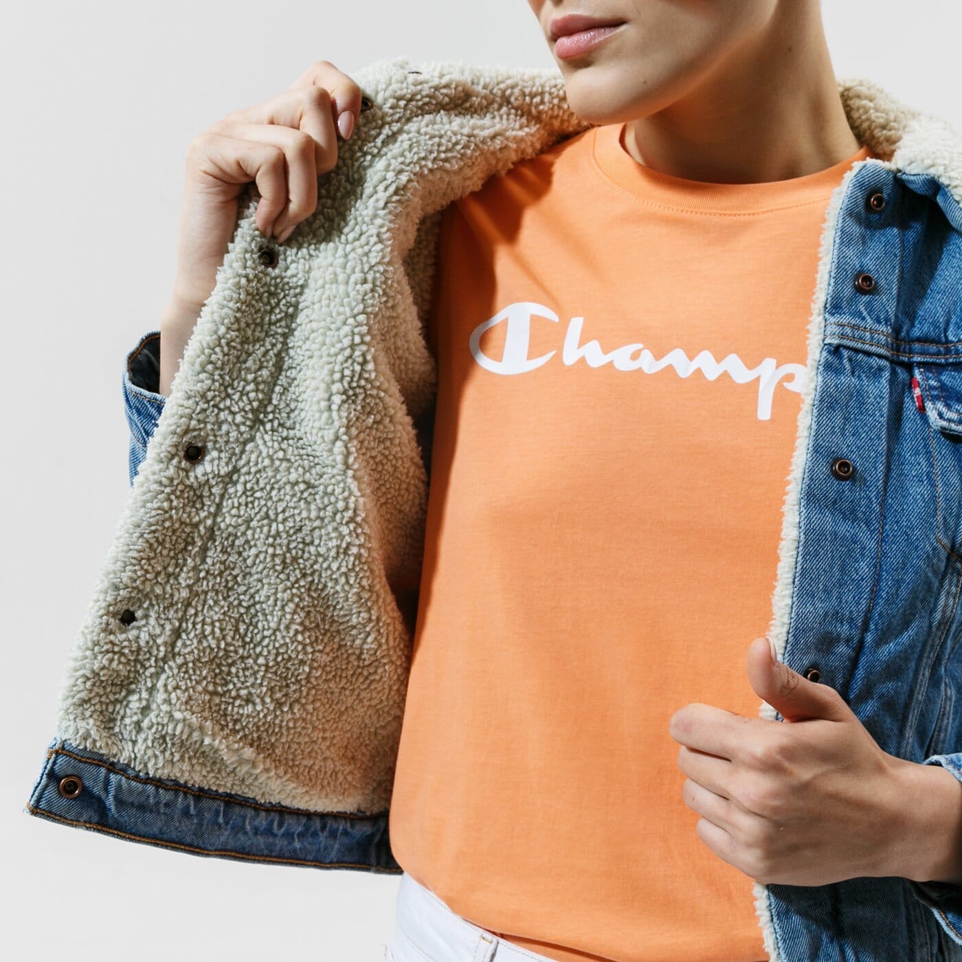 Дамско зимно яке LEVI'S ЯКЕ ORIGINAL SHERPA TRUCKER 36136-0000 цвят син