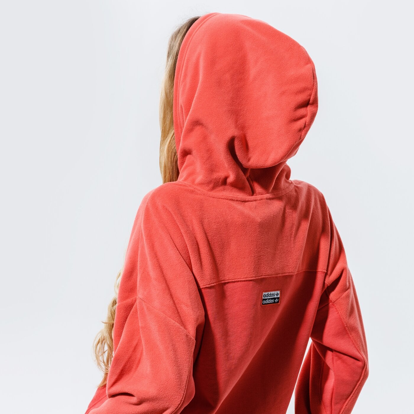Дамски суичър ADIDAS СУИТЧЪР С КАЧУЛКА HOODIE gd3898 цвят розов